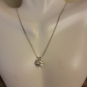 New 3 ct Moissanite Diamond Necklace